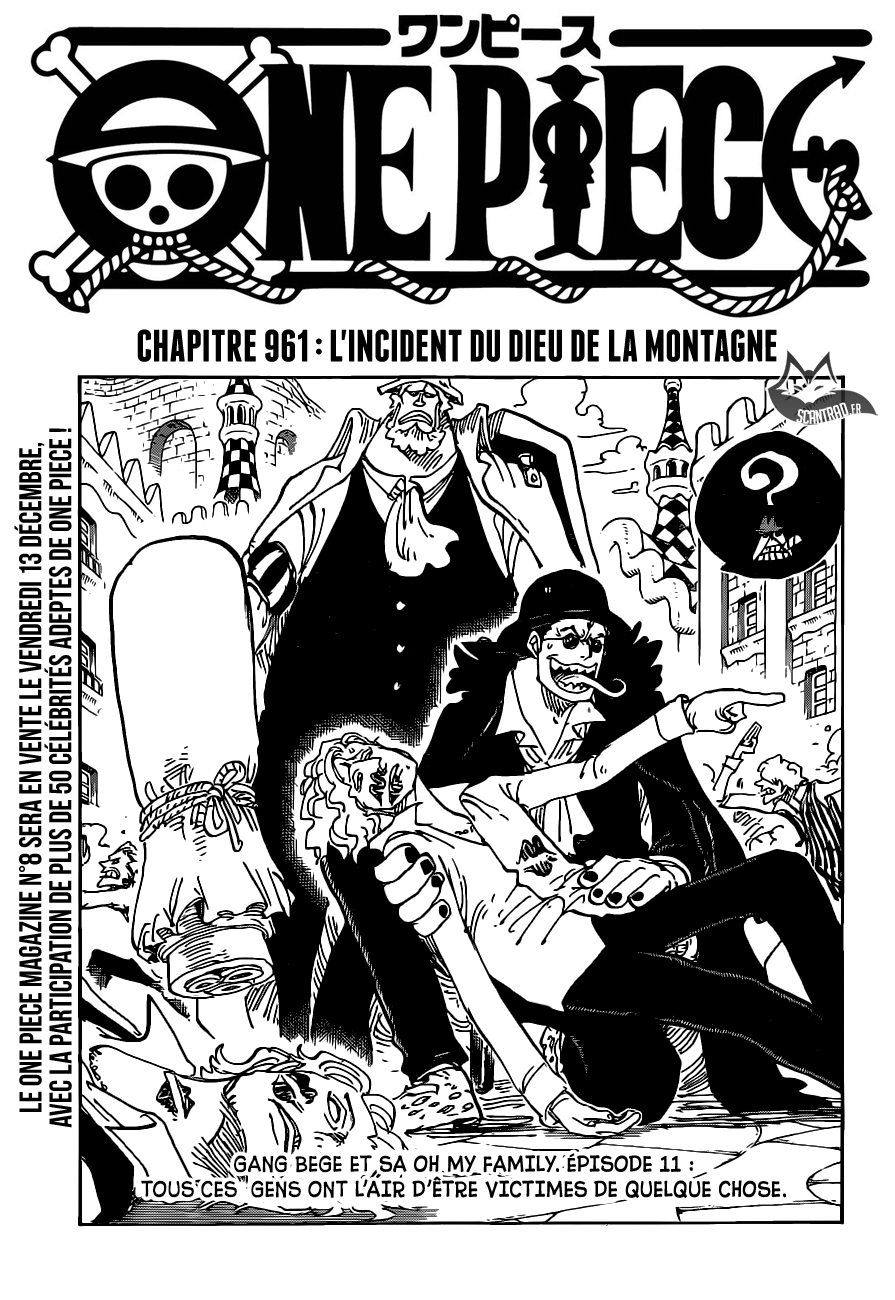 Scan Op Lecture En Ligne Scan One Piece 961 Vf Page 1 T Co Wqb8cd7bpb Link T Co Bgauy4rqcf Onepiece Scan Manga T Co Xjzycy28is Twitter
