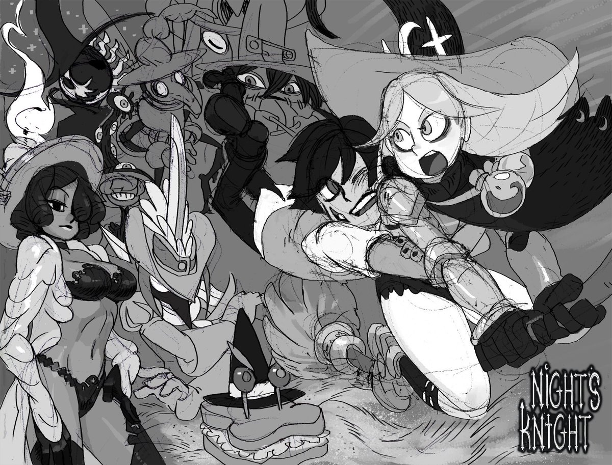 Here are some bonus sketches, including a lineup of the villain coven (and some of the witches I hadn't gotten to during that inktober)
Sorry about all the spam, seemed like the best time to post it. Thanks y'all! m(_)m
#inktober #OC_tober #tbt #TBThursday