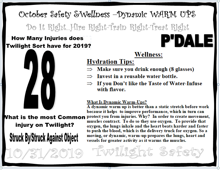 Happy Safety-ween from P'dale Twilight Co-Chairs. Keeping them safe in the hub and on the yard. #togetherweareups #anotherawesomesafetystume #pdaletwilightsafety #upsers