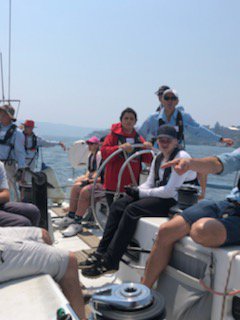 PetesPlace5's tweet photo. Thursday's are for sailing on Sydney Harbour 😊 students are developing their self confidence by learning a new skill. #outdoorlearning @WeMarists https://t.co/RoybjO6Ci0