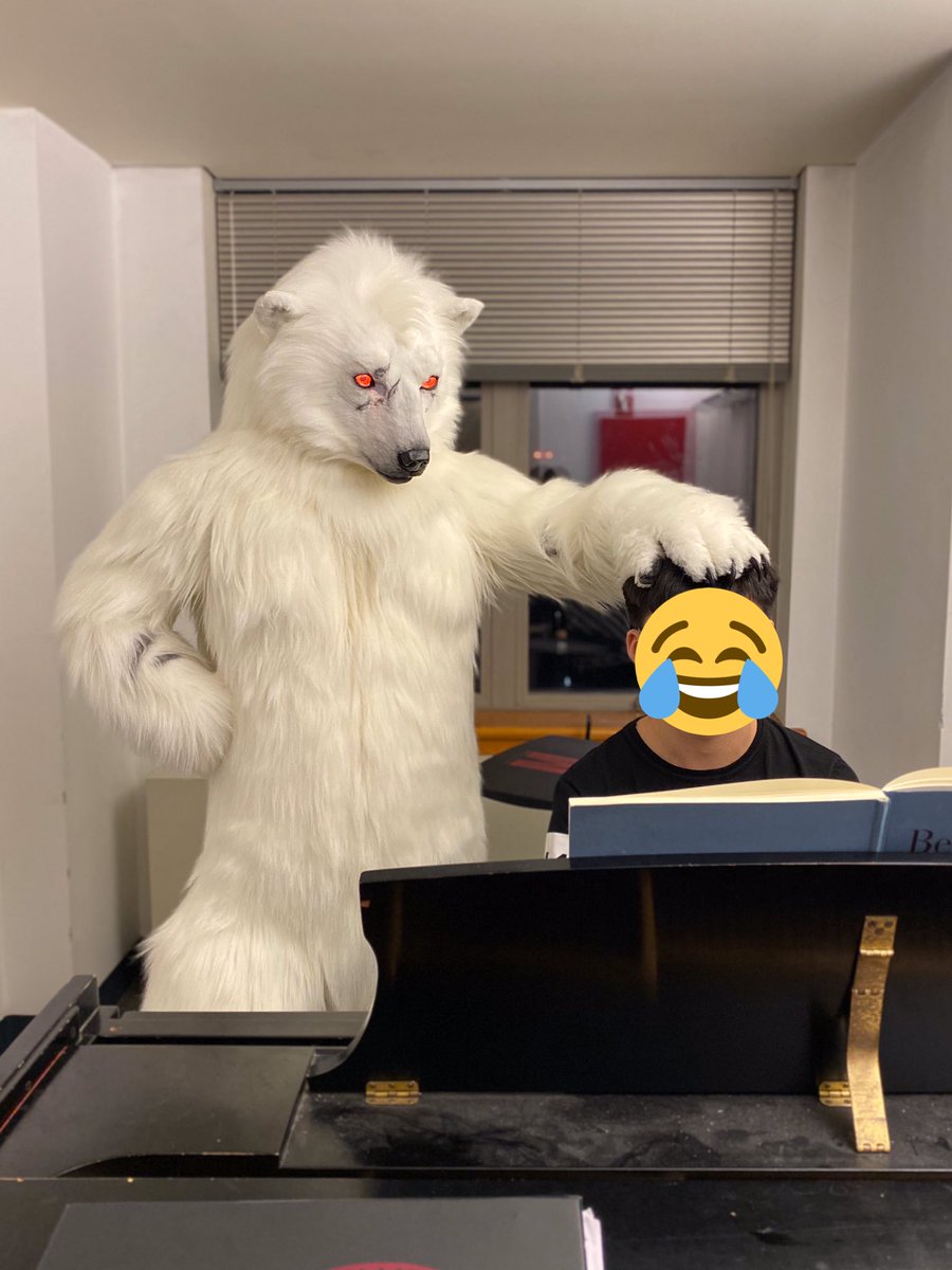 Practice hard.... coz big bear brother got his eyes on you...
#halloween2019 #furry #fursuit