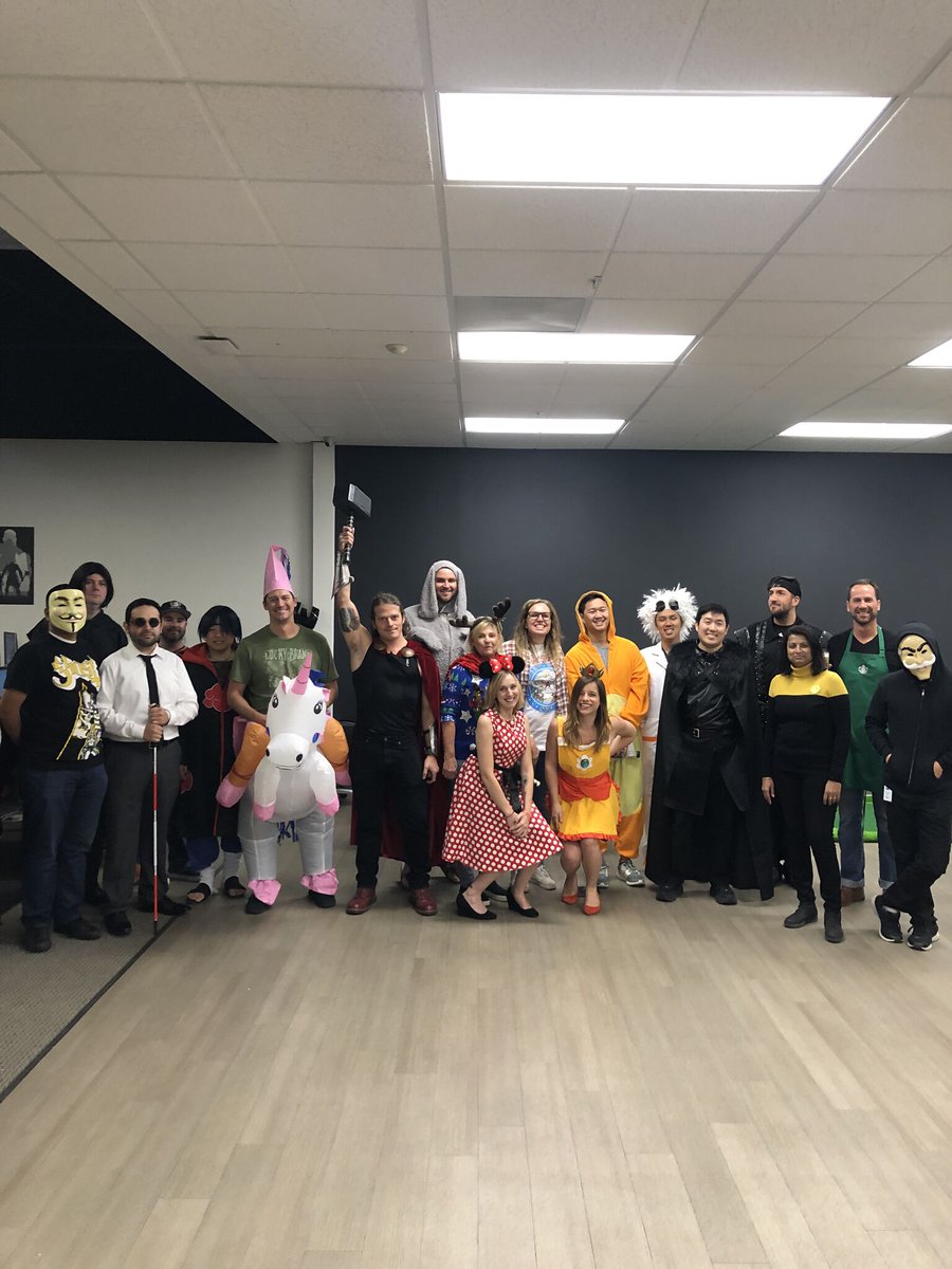VerysLLC's tweet photo. 👻Happy Halloween from Verys🎃 Always a fun time around here with costume contests and overindulging in sweets! 

#verys #softwaredevelopment #happyhalloween https://t.co/oAFxbIJTcX