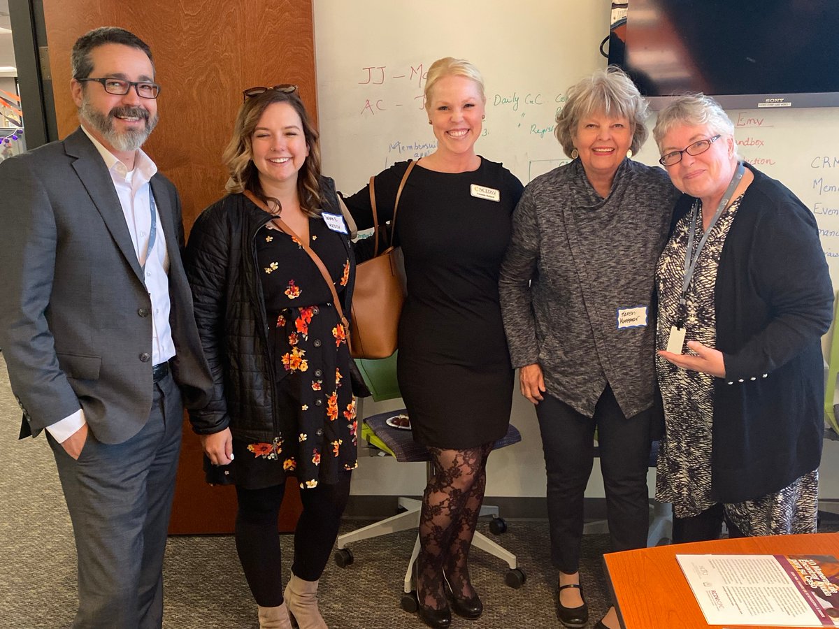 NCJFCJ's tweet image. Last night, #NCJFCJ hosted an open house in honor of #DomesticViolence Awareness Month to share resources &amp;amp; information w/fellow community leaders involved in family &amp;amp; domestic violence cases &amp;amp; w/survivors including DV advocacy groups, law enforcement, judges &amp;amp; more. #DVAM2019