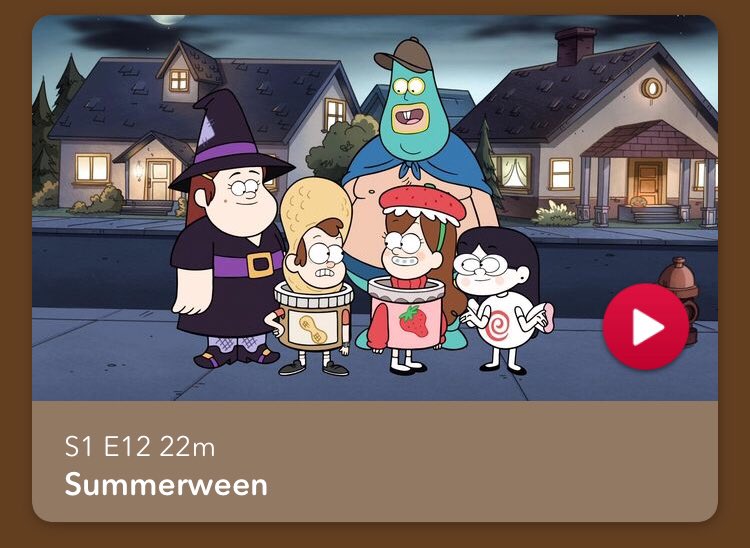 DuckTalks's tweet photo. The Gravity Falls episode “Summerween” is free to all on the DisneyNOW app if you are looking for a fun show to watch tonight. #HappySummerween https://t.co/1g2ZvQBYib