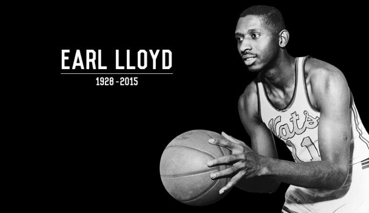 KSJUCF's tweet photo. KSJ's #TodayInHistory 

On October 31, 1950, Earl Lloyd became the first African American to play in the NBA. At 21 years old, he was drafted by the Washington Capitals and played in their season opener. Lloyd was inducted into the Basketball Hall of Fame in 2003. https://t.co/PW7VCbu7BR