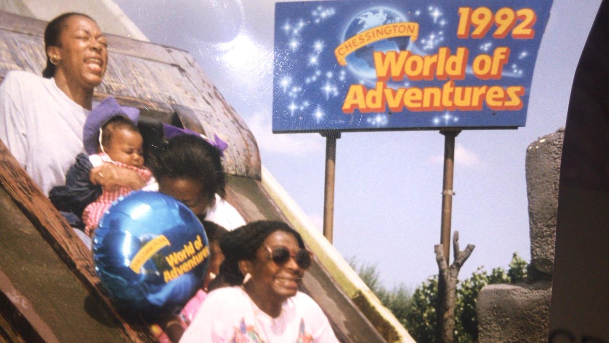 KeeksReid's tweet image. Today I learned my mum said IDGAF about height restrictions when she took me on the water log ride at Chessington when I was about 6 months old. 

When I asked her her thinking, she said “well I couldn’t just leave you.” 

As if the option to not go on the ride wasn’t there