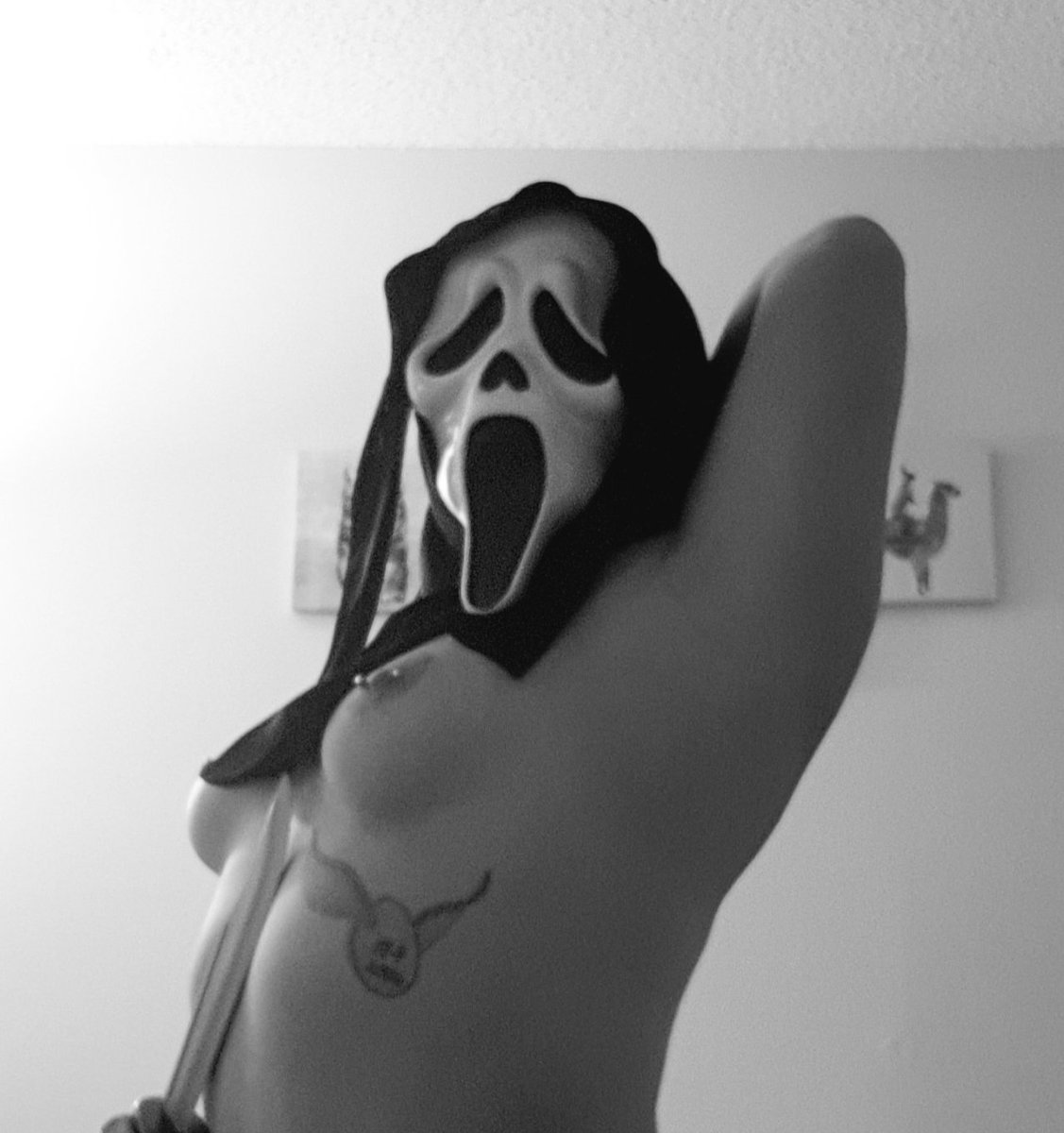 From1993AD's tweet photo. Happy hotty-ween 😘 #nsfw #piercednipples #HOTWIFE #nudes #horny #masturbation #porn https://t.co/DtVQoX5uoQ