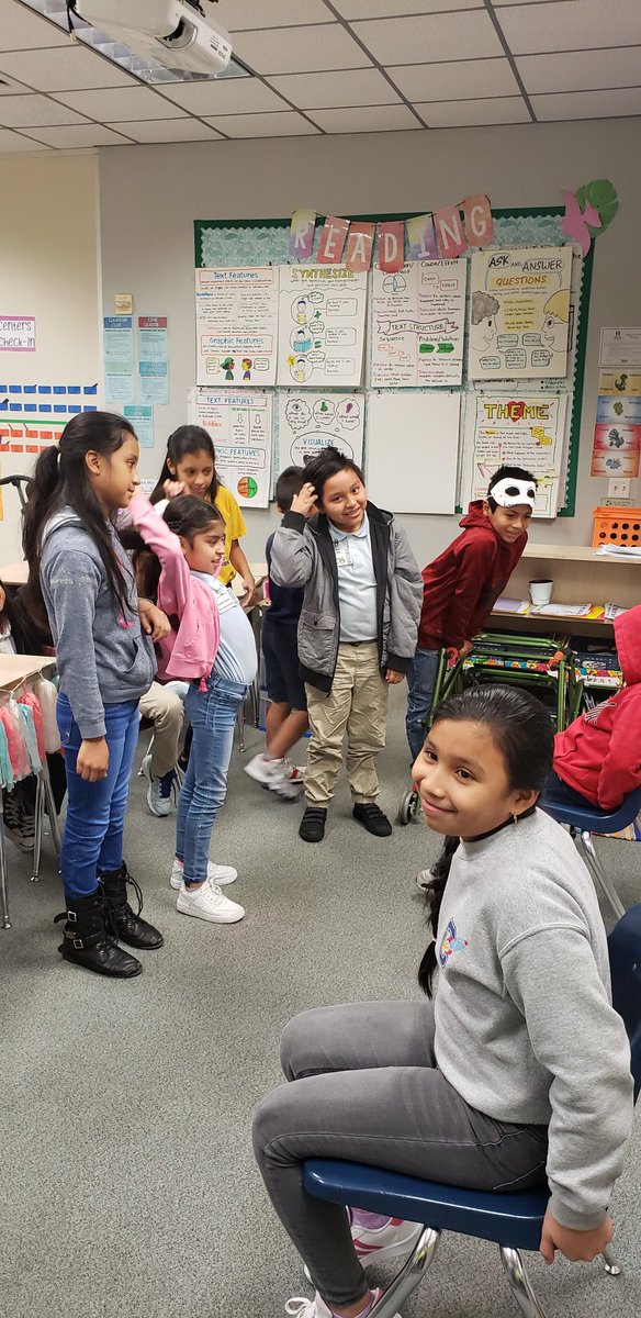 readingwarrior7's tweet photo. Our kiddos playing vocabulary taboo lol it was so funny watching them trying to give clues for the words! @MrsLopezCollins #collinsexplorers #collimstweets https://t.co/bJzvXYJHP7