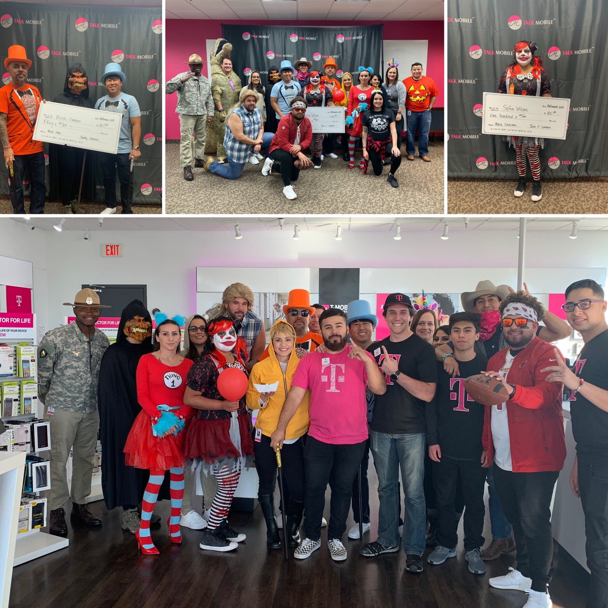 Having some fun for Halloween as we recognize the hard work of our teams! @Talk_Mobile_ 
#TheyCallThisWork #TalkFamily