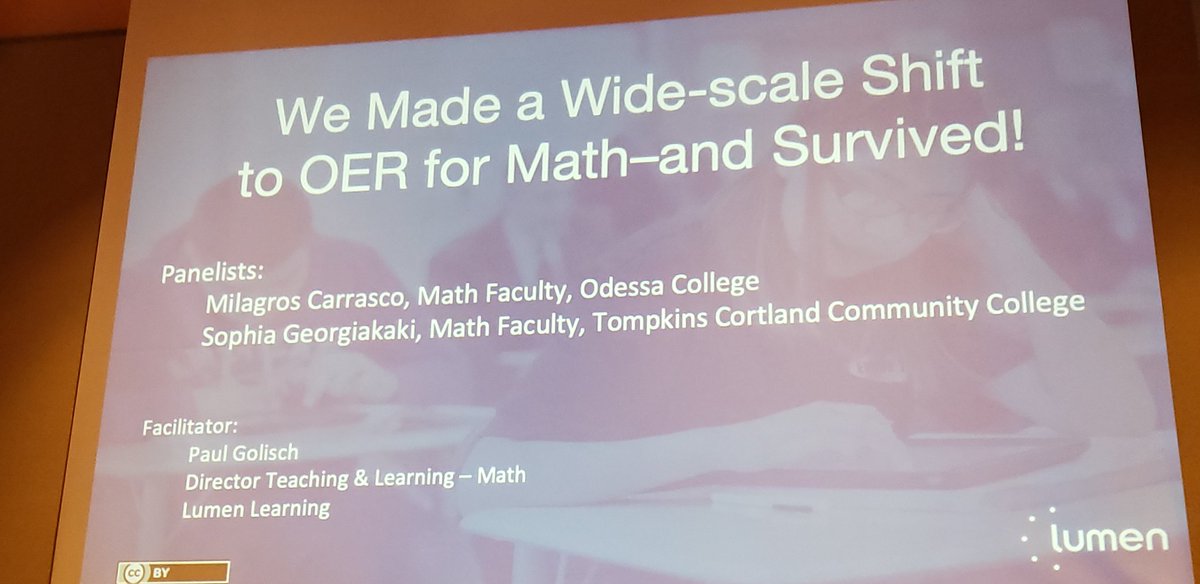 bbienvenue's tweet photo. Getting ready to learn about #OER math resources from Milagros Carrasco and my @TC3_official colleague @SophiaGeorgiaka #OpenEd19 https://t.co/oYMRDgBvQV