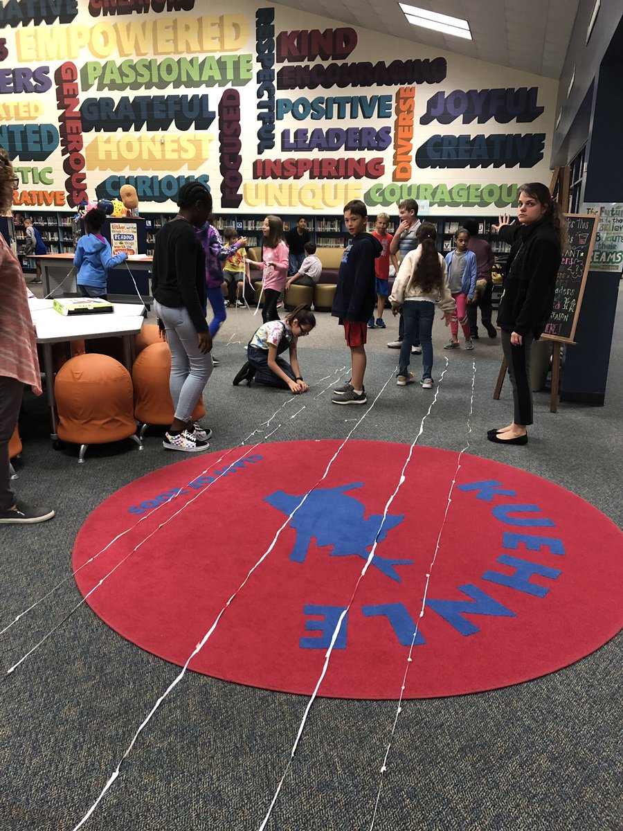 Parks_516's tweet photo. Makerspace Race. One piece of paper, scissors, and tape. Wow! https://t.co/hrgySZWXkj