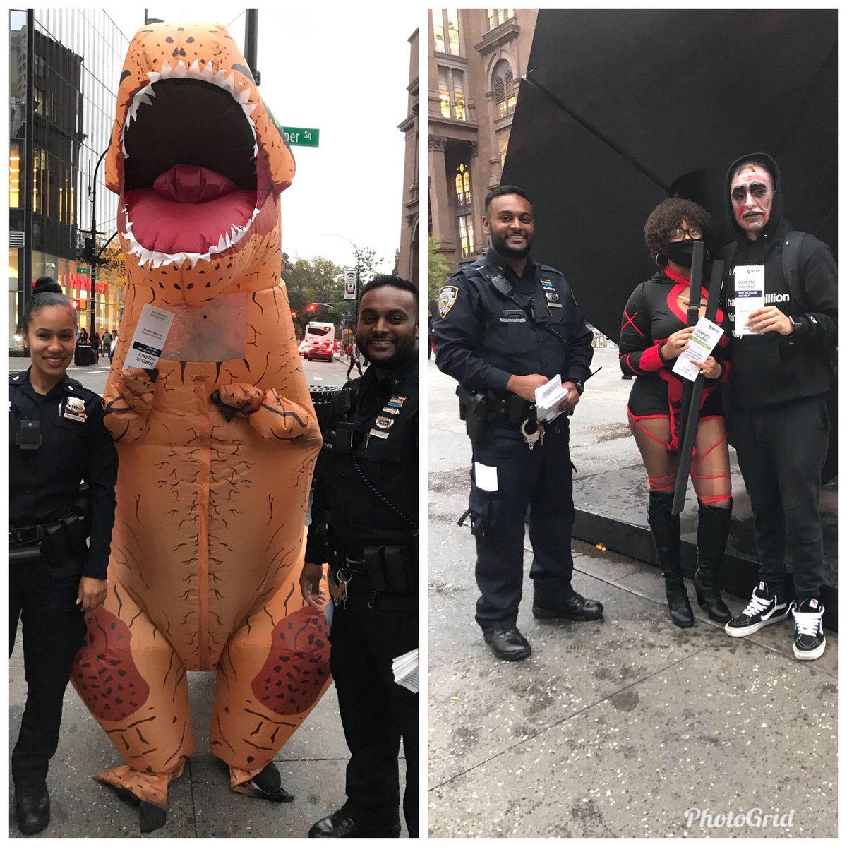 NYPD9Pct's tweet photo. Our #DomesticViolence team just wrapped up their outreach at @AstorPlaceNYC.
They were out and about to educate about domestic violence.
#NYPDDV #DVAM19 #DomesticViolenceAwareness https://t.co/mwX0IQNiJ4