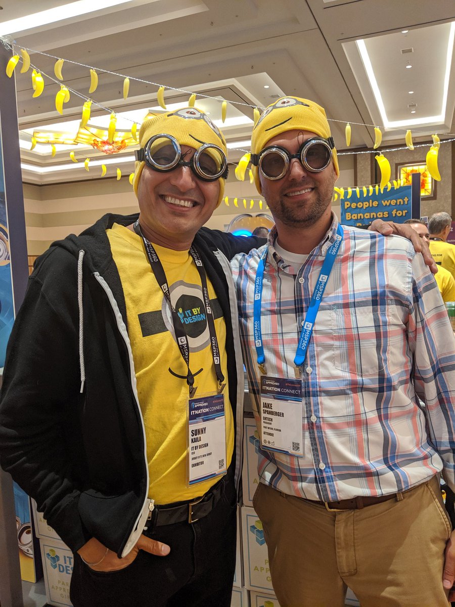 JakeSpanberger's tweet photo. Hanging with my boy, Sunny, at the @IT_BY_DESIGN booth #eyefortalent #itbd #ITNConnect19 https://t.co/3qDpk84OjP