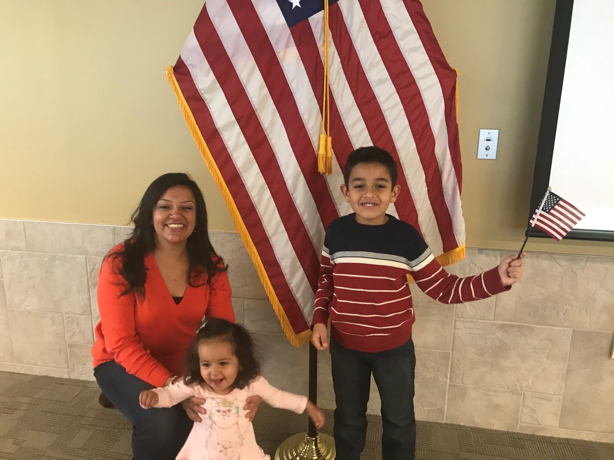USCISMediaColo's tweet photo. Candy, costumes and #citizenship certificates were all  part of our #Halloween2019 ceremony @USCIS in Centennial Colorado.  21 children from 13 countries obtained citizenship through their parents and took the Oath of Allegiance to become #NewUSCitizens. https://t.co/8w6Tkbp3ZL