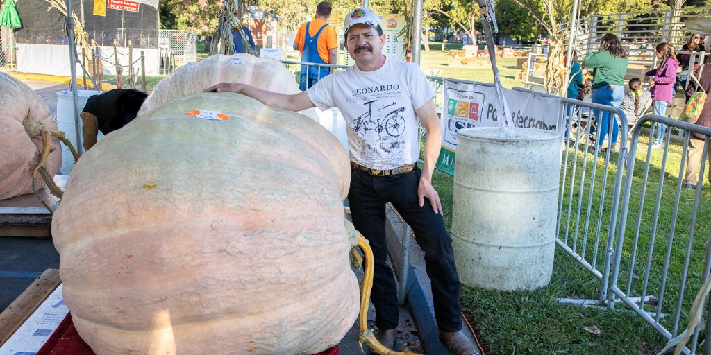ElkGroveGPF's tweet photo. Our winner from the 2019 Elk Grove Weigh-Off was featured in the Sacramento Bee! Congratulations, Leonardo Urena, on your triple crown victory. You are a true pumpkin pro. 👍

Read the article here: https://t.co/sbslPwpE55. https://t.co/sFGa6wCb6X