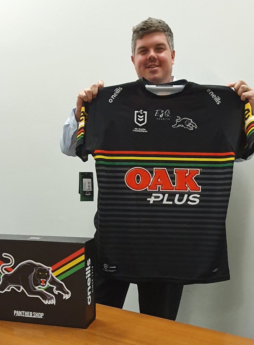 troydodds's tweet photo. How good! 2020 @PenrithPanthers jerseys look schmick. And to make it even better it's just $99 for 99 hours from Midday today. #pantherpride #standupflagsup #jerseyrevolution #NRL https://t.co/ocRkGnP9ta