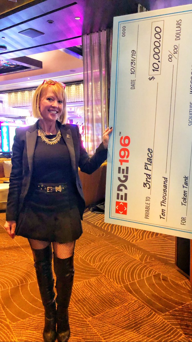 adryenn's tweet image. Won 3rd place in  @WorldCryptoNet Token Tank with @badcrypto #Blockchain #datingapp @lolydates