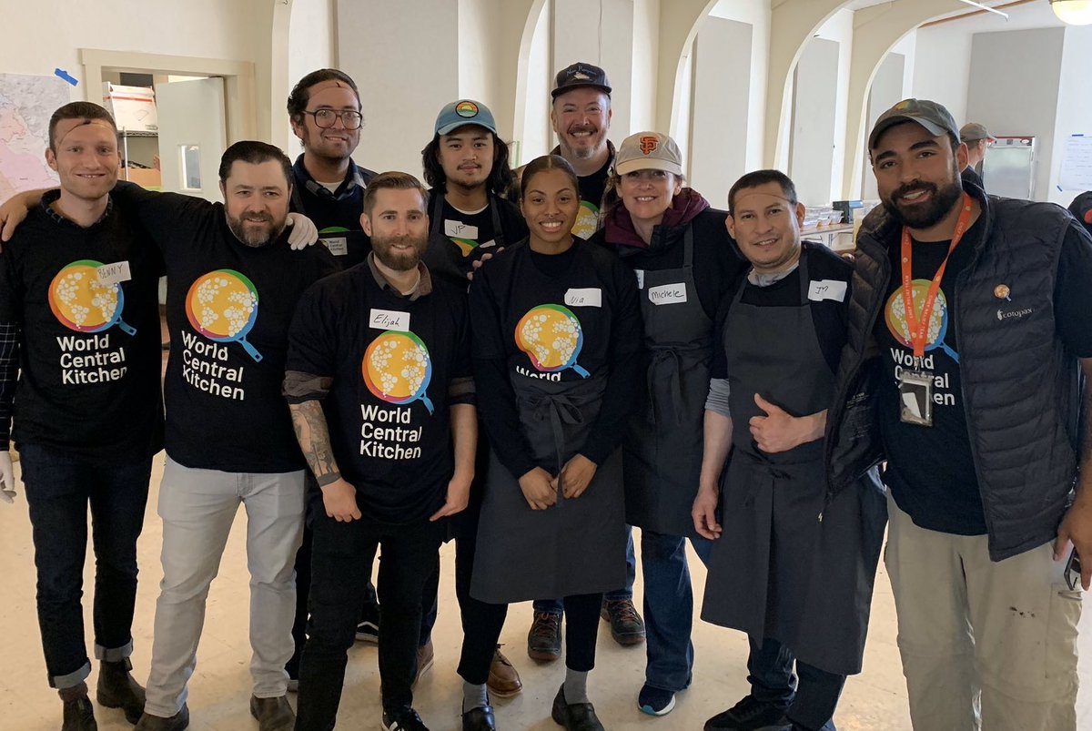 Incredibly impressed by the machine that is @wckitchen. Thank you for creating an infrastructure that makes it easy for chefs to jump in & put their skills to use in times of need. Also a huge thanks to @guyfieri & team for leading the charge. Cc: @chefjoseandres @salesforce