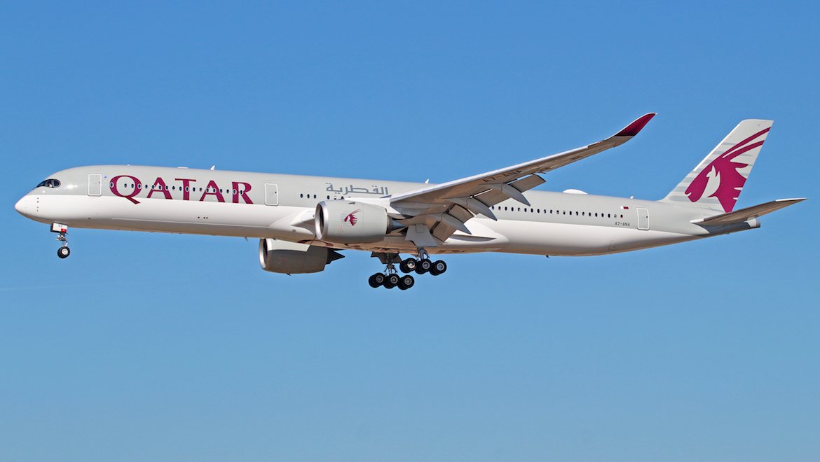 A first for plane spotters with the arrival of a state-of-the-art @qatarairways Airbus A350-1000 into Canberra today. Now flying between Canberra and Doha daily. #WeAreCBR #QatarAirways