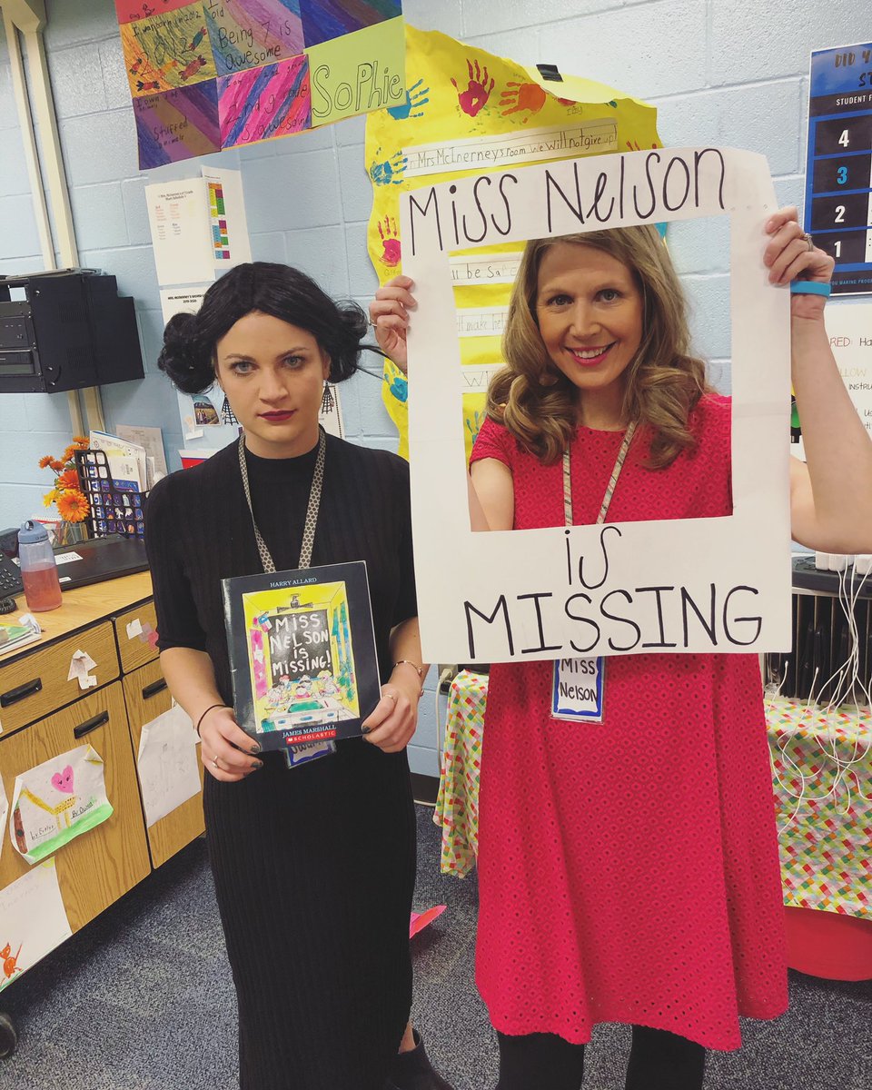 SweeneyHRT's tweet photo. Happy Halloween from these Spooky Second Graders, Miss Nelson and Miss Viola Swamp👻🎃 @HRTJaguars https://t.co/9OID0twvw2