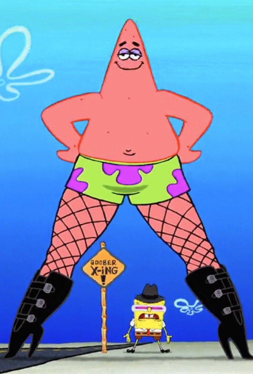 Mel was sexy patrick star from the Spongebob movie.