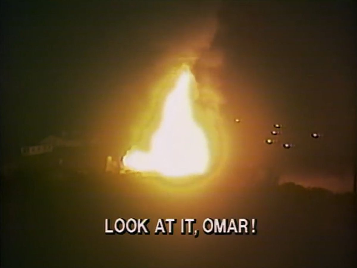 A house set ablaze, narrated by a sinister voice cackling and taking deep, almost sexual pleasure in narrating the spectacle. A question that stood out: who was Omar? Speculation ranged: an accomplice; the construction site head; a figment of the arsonist’s imagination.