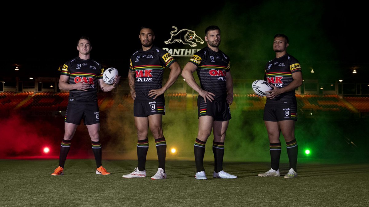 PenrithPanthers's tweet photo. OFFICIAL. Panthers joins forces with @ONeills1918 to launch the most affordable jersey in the @NRL - only $99 for the next 99 hours!

💥 https://t.co/TWCrPQk4JP

#JerseyRevolution #pantherpride 🐾 https://t.co/UFJZJAxLkj