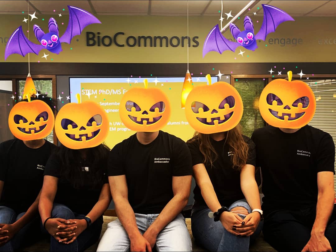 UWBioCommons's tweet image. BioCommons Ambassadors having a vibe check today