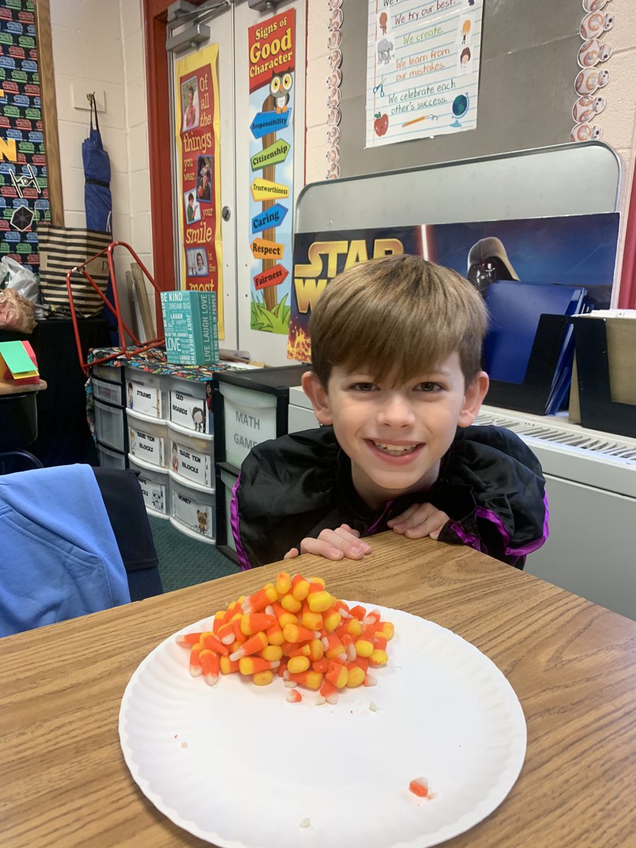 McGrane3rdClass's tweet photo. Halloween STEM fun! Creating candy corn towers! 🎃@McGrane3rdClass @ash1818 https://t.co/DQidIeqtam