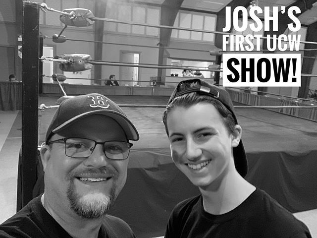 danjohnsonnb's tweet image. @official_ultimate_wrestling  with My son for his first show! ift.tt/325xEIO