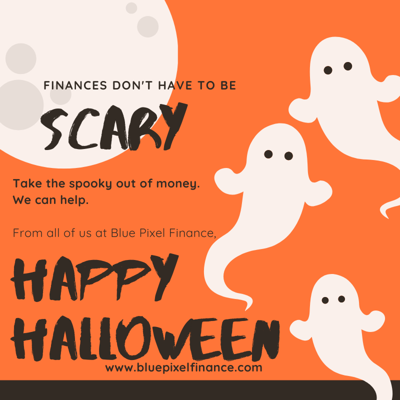 bpixelfinance's tweet photo. Wishing you a safe and happy Halloween!  #Halloween #moneyghosts #moneytips #FinancialFreedom #buildwealth #moneyinthebank #financialwellness #bpixelfinance https://t.co/0sG612KZUF