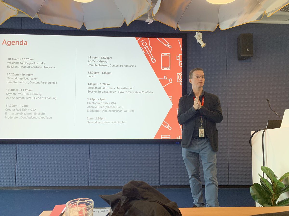 AmandasAudit's tweet image. Now hearing from @whateyeread APAC Head of Learning @Google #edutube #YTCreatorDay