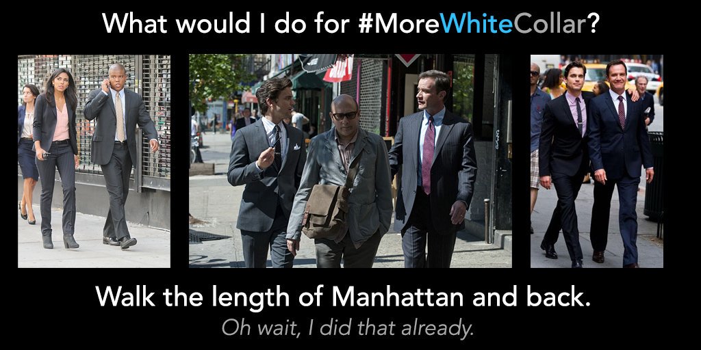 bydesign_lisa's tweet photo. #10YearsOfWhiteCollar #Day31 Impact of #WhiteCollar - I made a solo trip to NYC on the slim hope of seeing them filming a final episode. Literally walked the length of Manhattan, but arrived only to find the 'blockades'. Still worth it! #BringBackWhiteCollar https://t.co/Omr4QaimUr