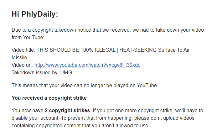illusion ag3 copyright strike illusion ag3 copyright strike