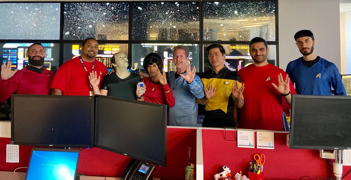 boingo's tweet photo. Welcome to @boingo, where we take #Halloween very seriously 👋 #lifeatboingo https://t.co/3VyvHsK14B