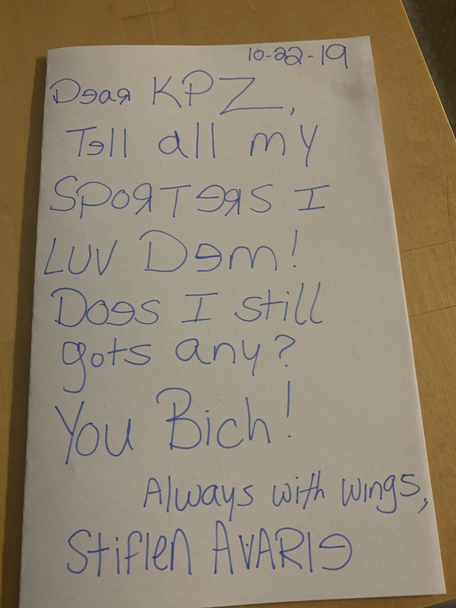 FakeZellner's tweet image. WELL.  IT IS CERTAINLY A READ LETTER DAY FOR THE DEFENSE!! I READ A LETTER FROM STEVEN.