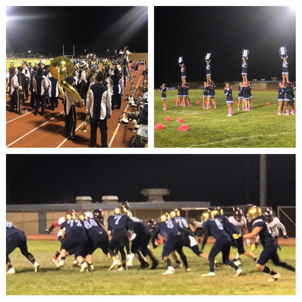 QHHSActivities's tweet photo. Tomorrow night QH will celebrate our seniors before the 7:00pm football game. We will celebrate our seniors in football, cheer, and band. Festivities begin at 5:50pm. We invite you to stay and watch our Rebels compete for the Golden League title against Palmdale. Go Rebs! https://t.co/5Ib1yX7CGo