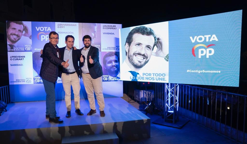 Comienza la cuenta atrás para que <a href="/pablocasado_/">Pablo Casado Blanco</a> sea presidente del Gobierno. ¡#España y la #RegióndeMurcia le necesitan! 

#PorTodoLoQueNosUne #VotaPP