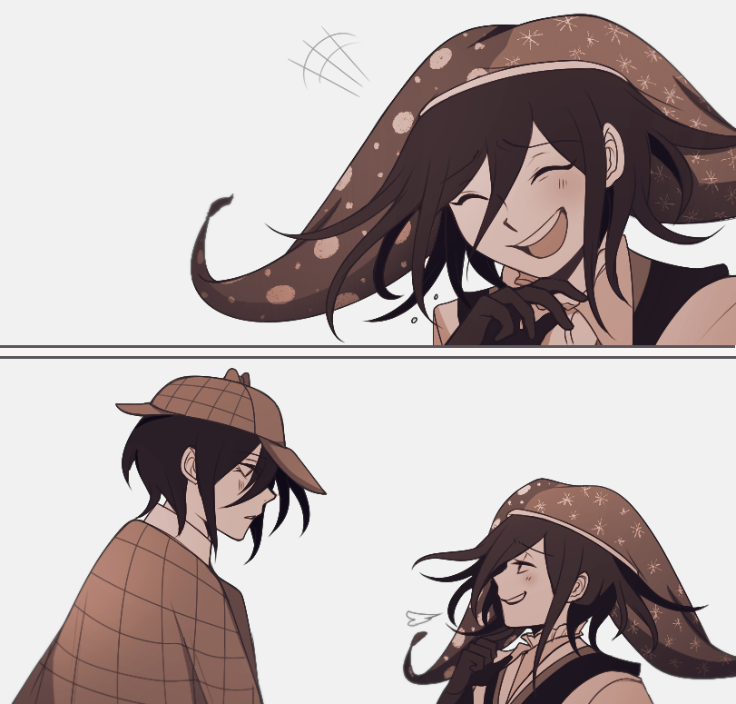 "on a holiday like halloween where lying is actually allowed, you still manage to be your truthful self huh... that's so like you, saihara-chan."