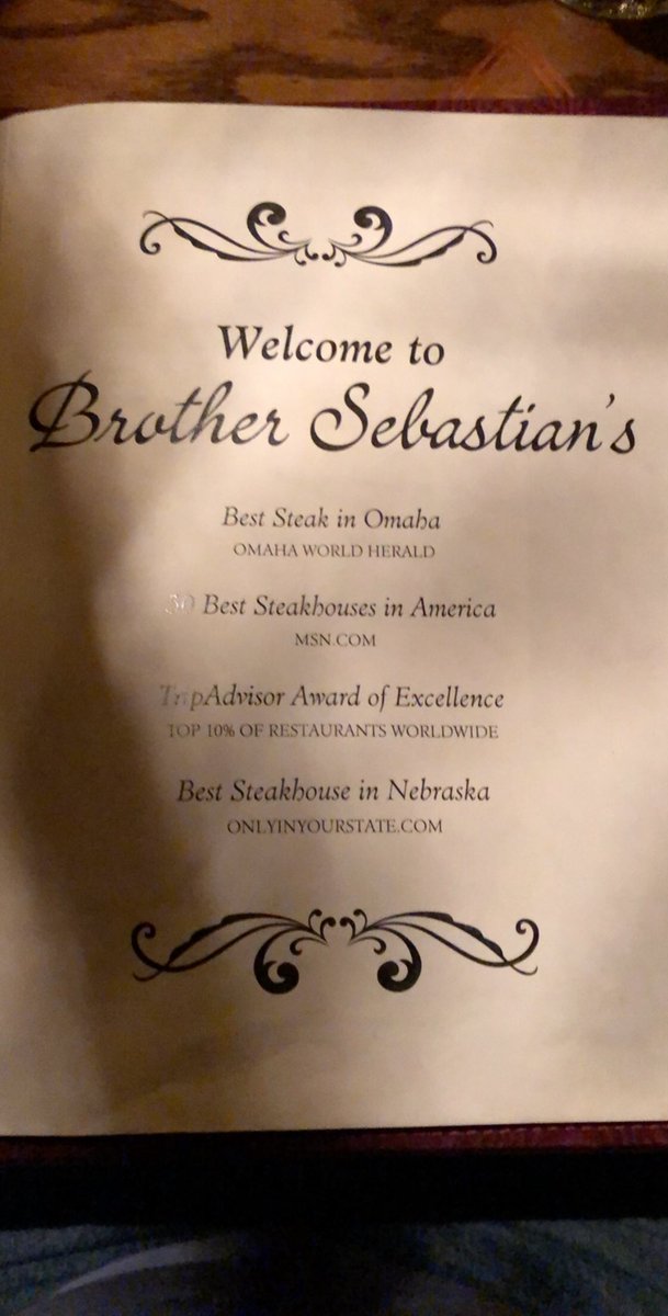 saab007's tweet photo. Dinner at Brother Sebastian Steakhouse and Winery, Omaha, NE 😋🥩 #MyFave #FiletOscar #Steak https://t.co/BeG4Pvz7rZ