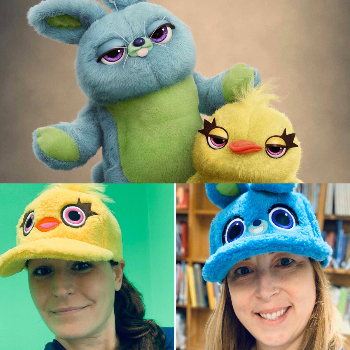 Your flight school teachers. Together we are unstoppable. #duckyNbunny #stucktogether #dynamicduo  <a href="/teamteichman/">Corinne Teichman</a> <a href="/libratorymeg/">Meghan</a>