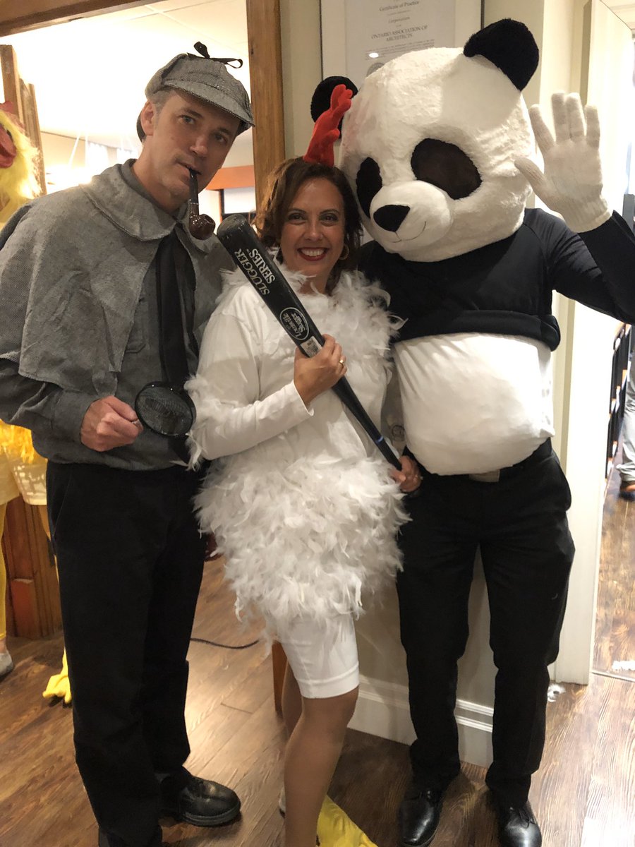 Q4Architects's tweet photo. Having fun for a good cause! Dressing up for #Halloween at the #Q4A offices to raise money for our annual #Christmas Toy Drive. https://t.co/p7fihFGMBI