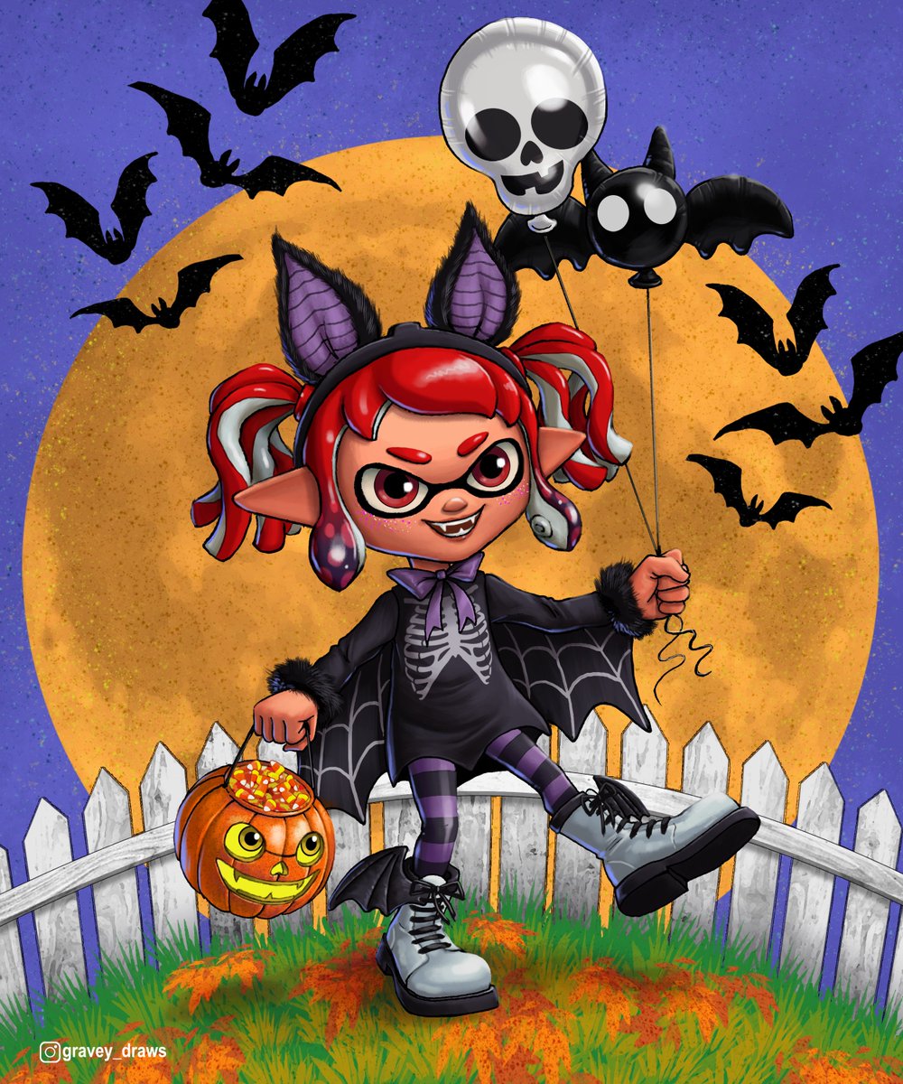 Happy Halloween! @SplatoweenZine has released! 🎃👻💀Here is my art featured in the zine (Check the official Twitter page for more info)
#Splatoon2 #splatoon2art #digitalart #Splatoon2攻略  #halloween2019 #HalloweenTODAY  #Splatoween