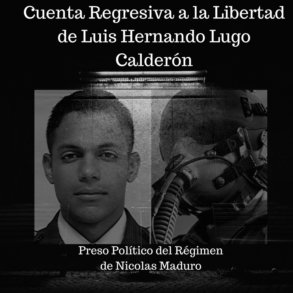 Allehts's tweet photo. Estimada comunidad Twittera  y medios de comunicación digital Pido su apoyo para a partir de mañana hacer cuenta de regresiva a la Libertad de Luis H. Lugo Calderon #PresoPolítico del régimen de Nicolás Maduro. Contaremos 21 días a partir de mañana. #LibertadParaLuisLugo #Vzla https://t.co/8vbptxJUP7