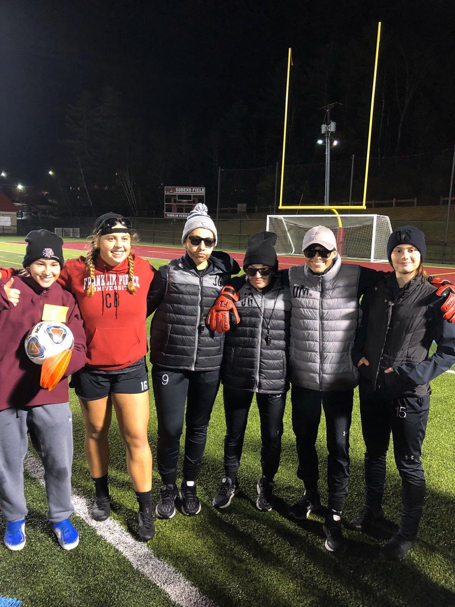 FPUWSOC's tweet photo. The ladies got spooky tonight for halloween practice!! Some faces look familiar.....can you guess who is who?🎃👻🤡 #DriveandDiscipline #SpookySeason #StaffGoals https://t.co/pdQboobFGr