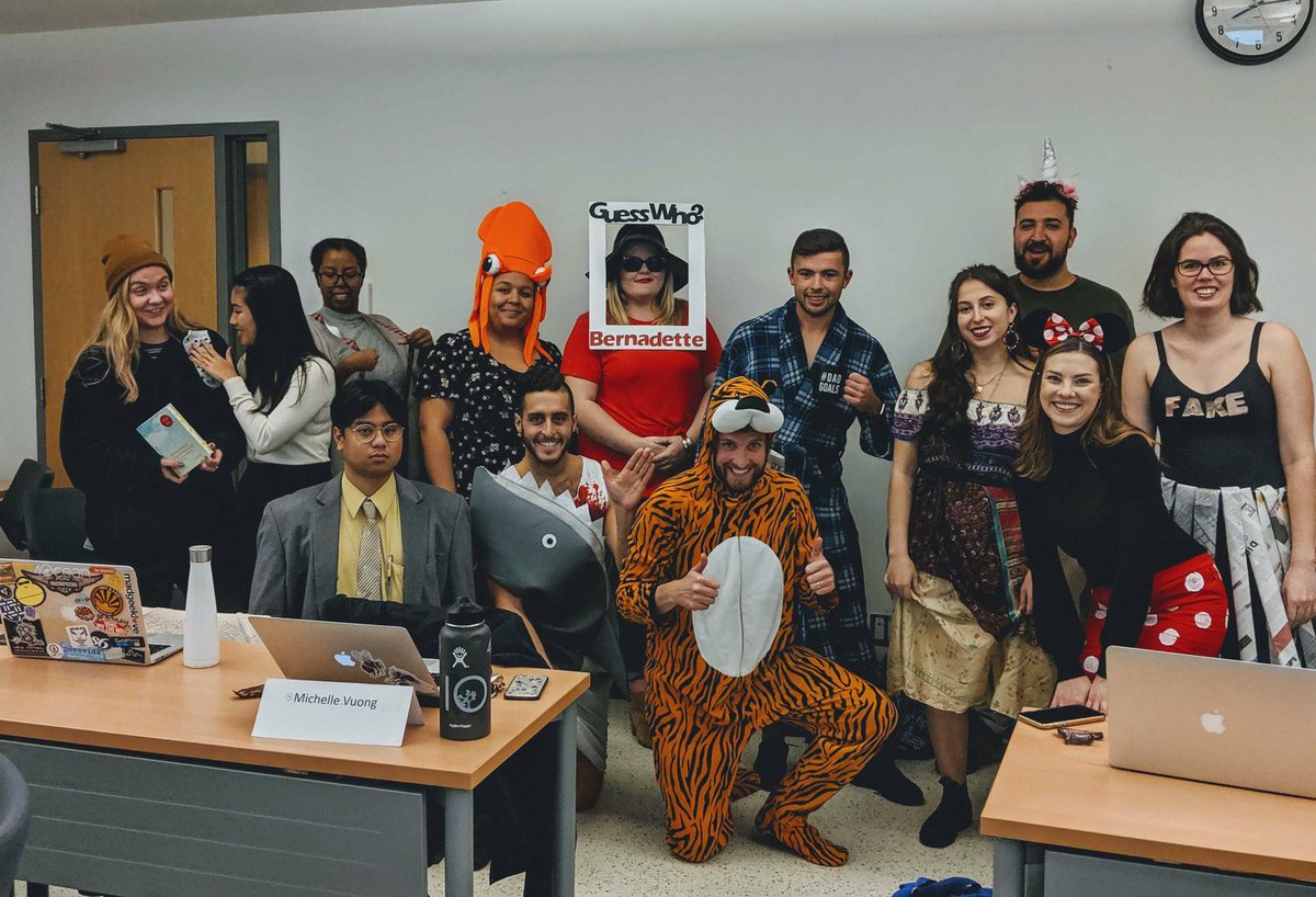 RedMorella's tweet photo. Happy Halloween from our digital marketing class 🎃 https://t.co/nkPSru9c99