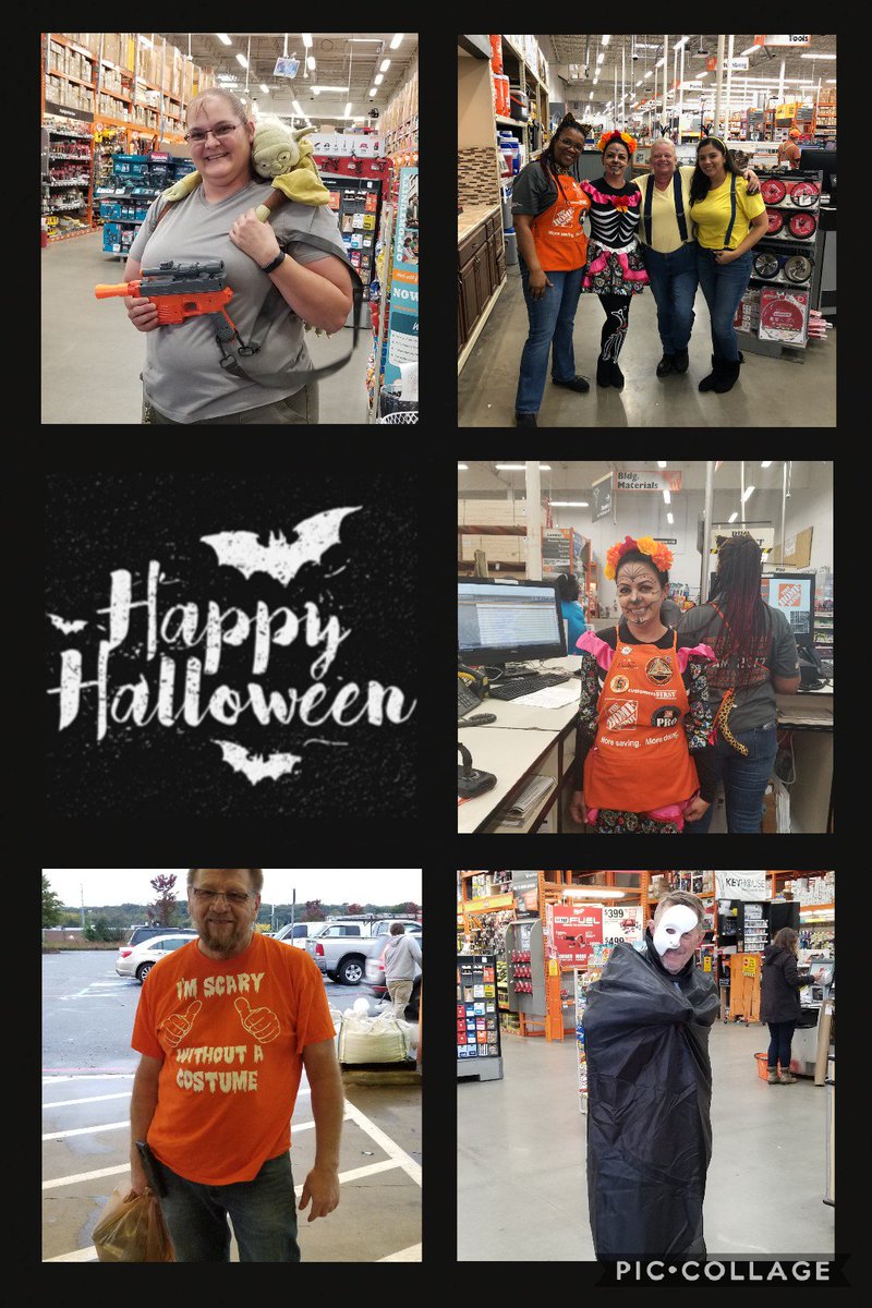 michelle_dehos's tweet photo. Halloween fun at #thd1127 @CHilliardTHD @BobbyBoaenTHD @THD_HXT @nikki_zafar @boyerabbygail98 https://t.co/CWu71wdPEz