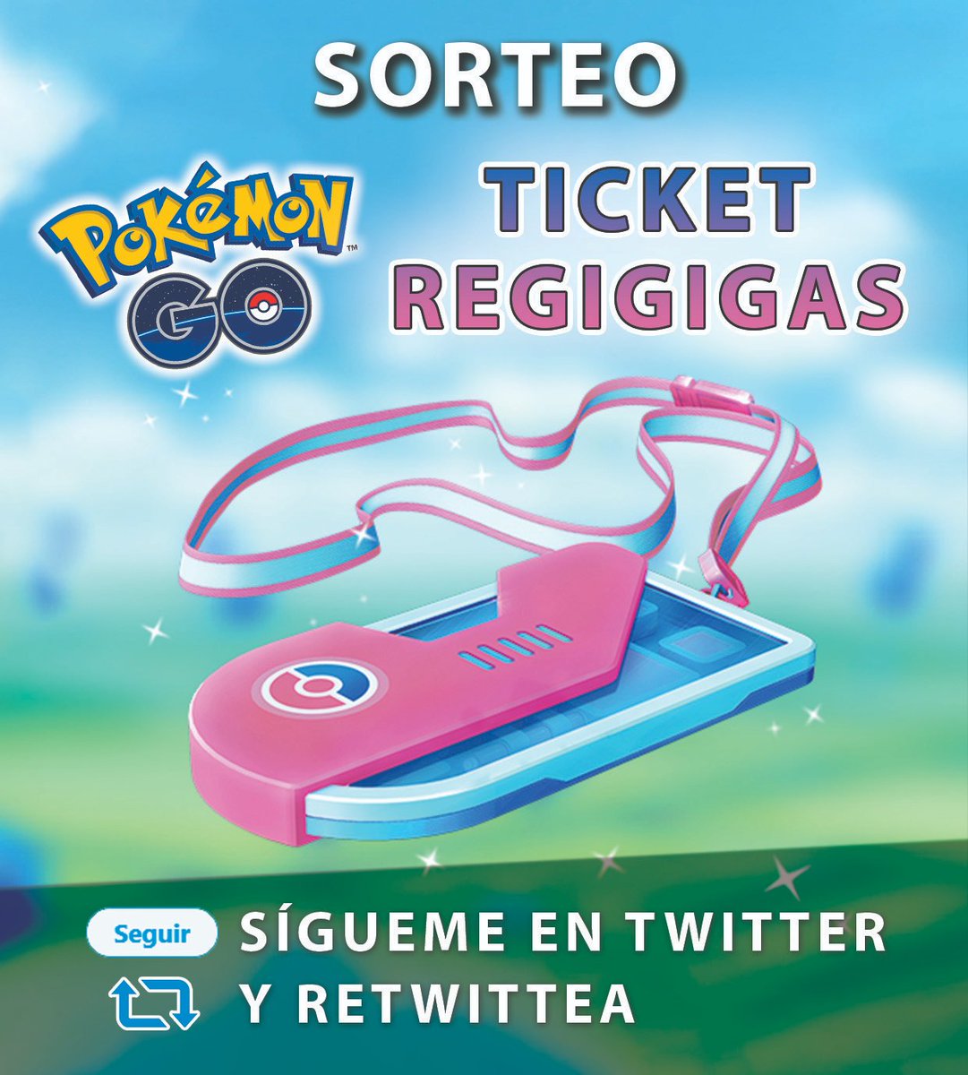 LioVlogs's tweet photo. SORTEO DE ÚLTIMA HORA PASE #REGIGIGAS #PokemonGO  

REQUISITOS PARA PARTICIPAR:

1⃣ Síguenos en twitter @LioVlogs @Clau_Vlogs 
2⃣ Da Retweet 🔁

⛔ Finaliza el 01/11 22:00 hora Española
🍀Suerte https://t.co/bpAjfny00x