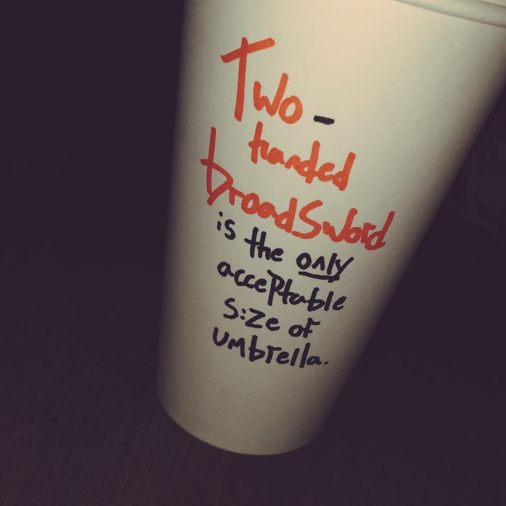 art_cups's tweet photo. If you can't take a zombie with your brolly, what's the point? #artcups #rainydaze #iaintfuckinwitnobitchassbrollies #thatswhatsup https://t.co/TMwslVhvVf