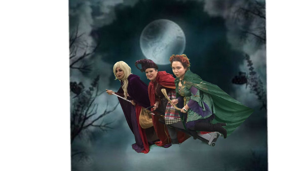 clintoncoyotes's tweet photo. Just a little “Hocus Pocus” with green screens at Clinton STEM Elementary. @DoInkTweets @lajoyaisd  #greenscreen #HocusPocus #halloween2019 https://t.co/rKMCqTUxyG